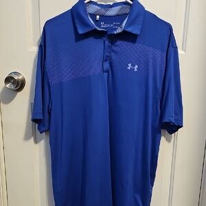 Under Armour Men's Vibrant Blue Polo